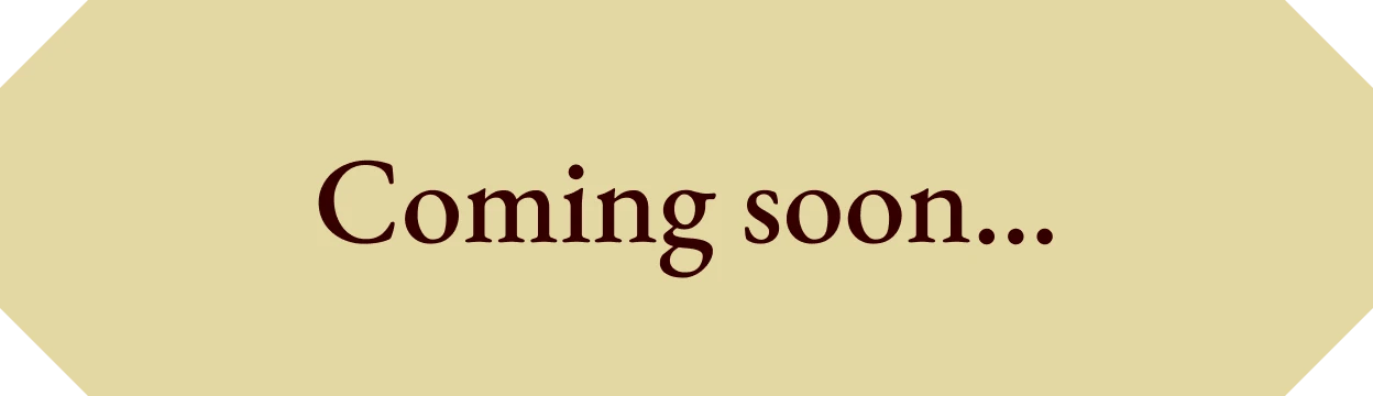 Coming soon…